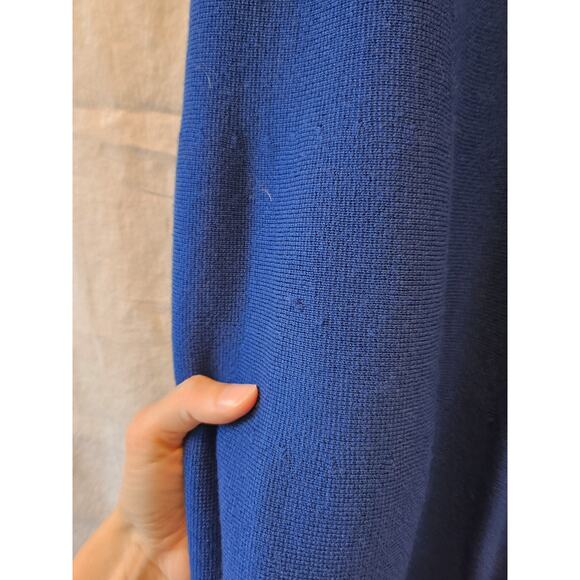 J. Crew 100% Merino Wool Blue Full Length Skirt Size 6 - Picture 5 of 8